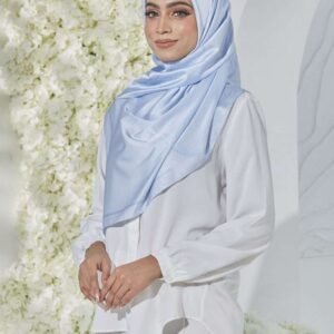 IRIS SQUARE HIJAB in Azure Tranquility (BLUE)