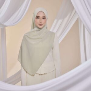 Qalbu Shawl in Sage Green