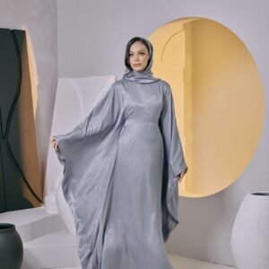 SAMARA ABAYA in Moon Silver