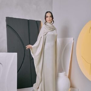 SAMARA ABAYA in Pistachio Green